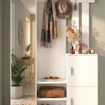 Roger Vestiyer Portmanto Ayakkabılık Beyaz DD7-W