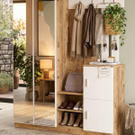 Visor Vestiyer Portmanto Ayakkabılık Çam-Beyaz DD8-AW