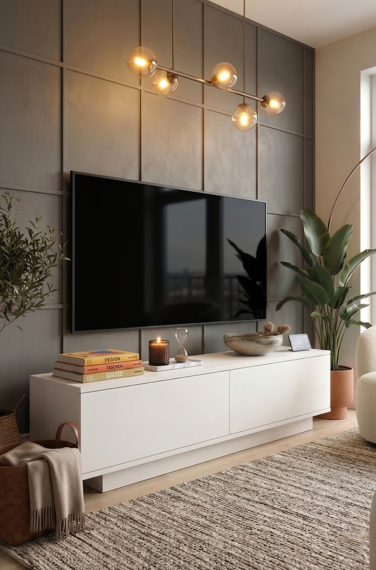 Fonda Tv Ünitesi Sehpası Beyaz FN1-W