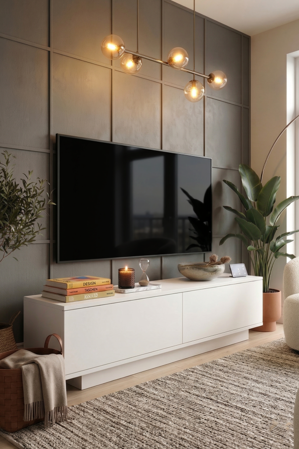 Fonda Tv Ünitesi Sehpası Beyaz FN1-W