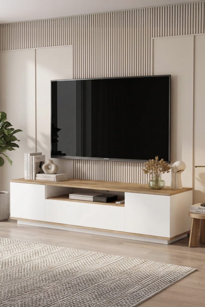 Future Tv Ünitesi FR7-AW Çam-Beyaz