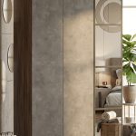 New Home 3 Kapaklı Çekmeceli Aynalı Gardırop Elbise Dolabı HM1-CG