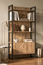 ML6 Iron Metal Aksamlı Kitaplık Kapaklı ML6-A