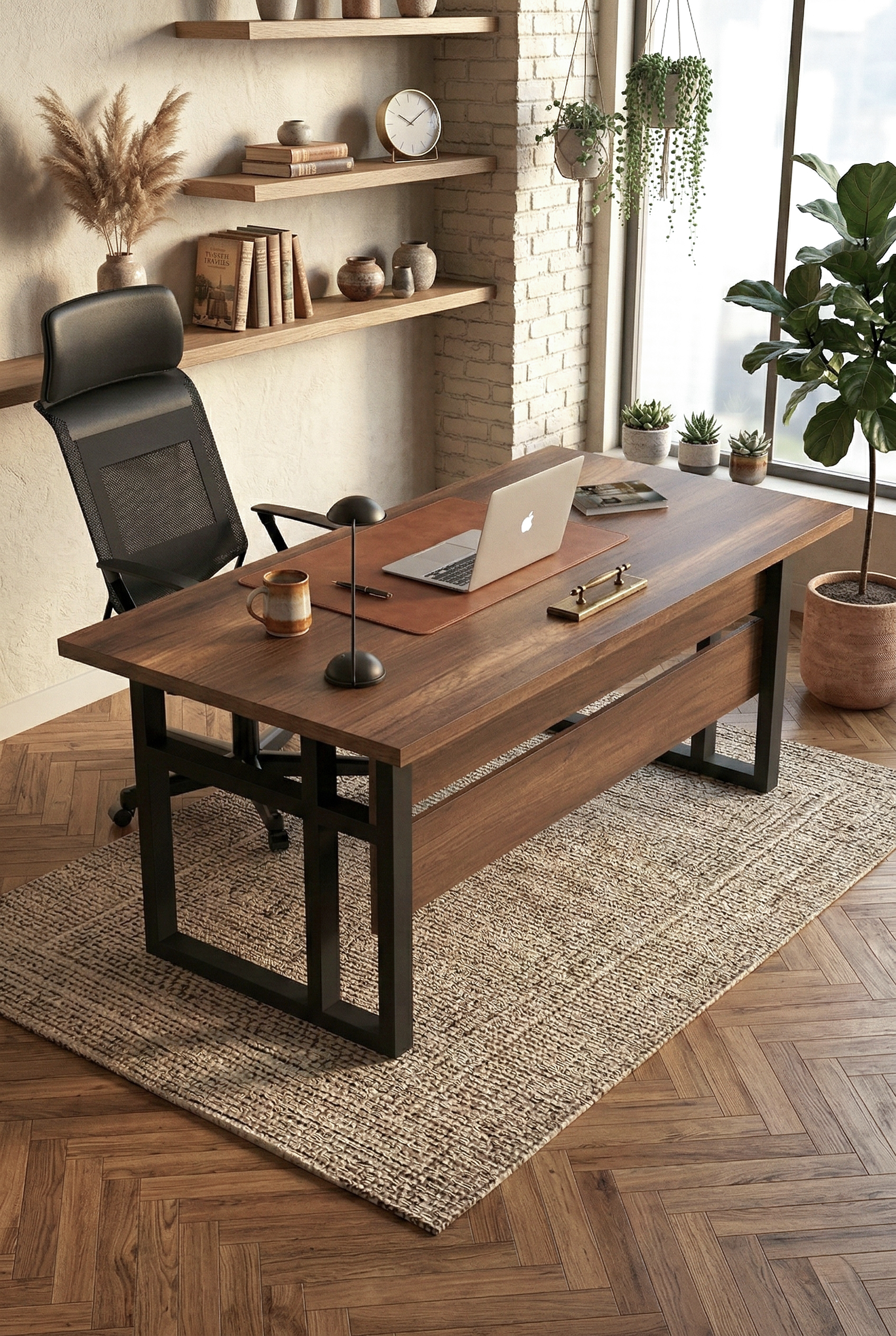 Marken A Ofis Çalışma Masası Metal Ayaklı Barok 180cm*90cm MN01-BA Marken A Ofis Çalışma Masası Metal Ayaklı Barok 180cm*90cm MN01-BA