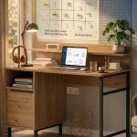 Ocean Çalışma Masası Raflı Dolaplı Metal Ayaklı  Sepet ON16-S