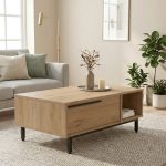 Ocean Orta Sehpa Metal Ayaklı Kapaklı Sepet ON2-S