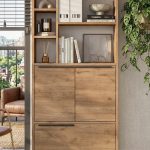 Ocean Ofis Klasör Dolabı Kitaplık 3 Kapaklı Metal Ayaklı Sepet ON9B-S