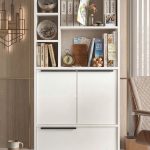 Ocean Ofis Klasör Dolabı Kitaplık 3 Kapaklı Metal Ayaklı Beyaz ON9B-W