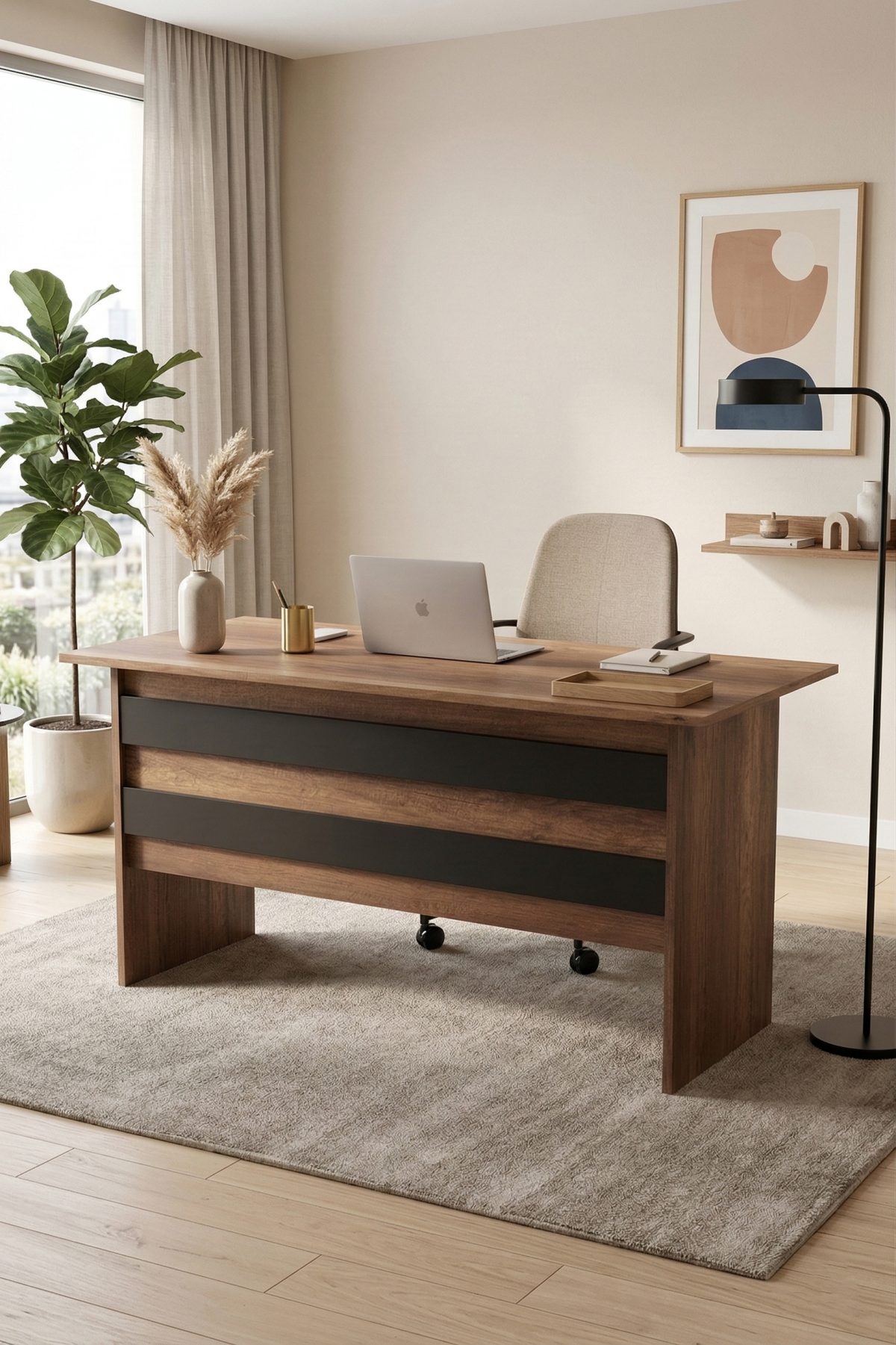 Vario A Ofis Çalışma Masası Barok-Antrasit VO1-BA