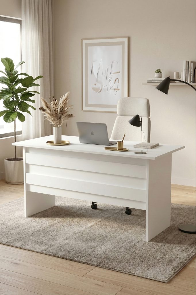 Vario A Ofis Çalışma Masası Beyaz VO1-W