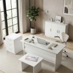 Vario ABCE Ofis Büro Masa Takımı Beyaz VO12-W