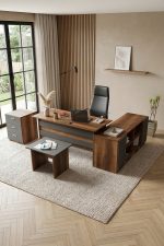 Vario ABCF Ofis Büro Masa Takımı Barok-Antrasit VO13-BA