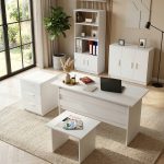 Vario ABCDE Ofis Büro Masa Takımı Beyaz VO14-W