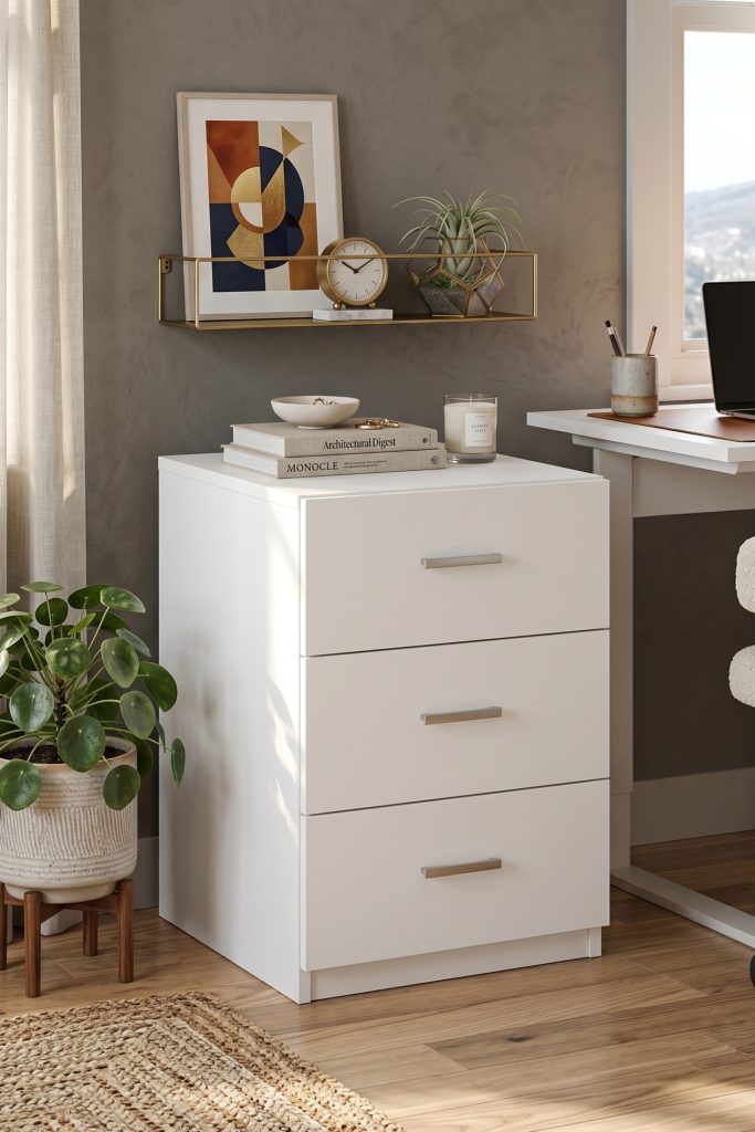 Vario C Ofis 3 Lü Keson Beyaz VO3-W