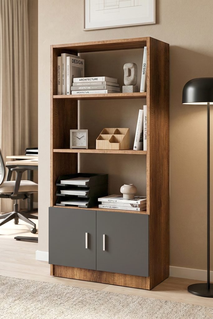 Vario D Ofis Kitaplık Barok-Antrasit VO4-BA