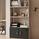 Vario D Ofis Kitaplık Meşe-Siyah VO4-OB