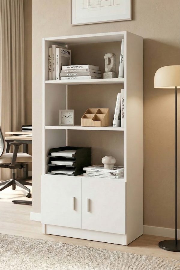 Vario D Ofis Kitaplık Beyaz VO4-W