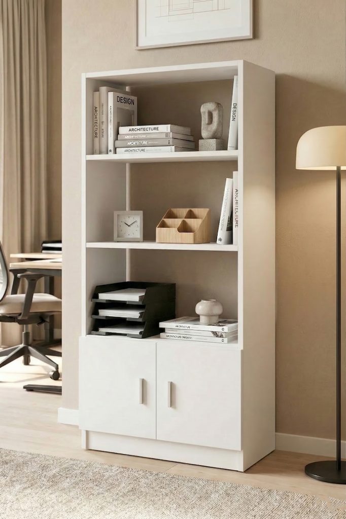 Vario D Ofis Kitaplık Beyaz VO4-W