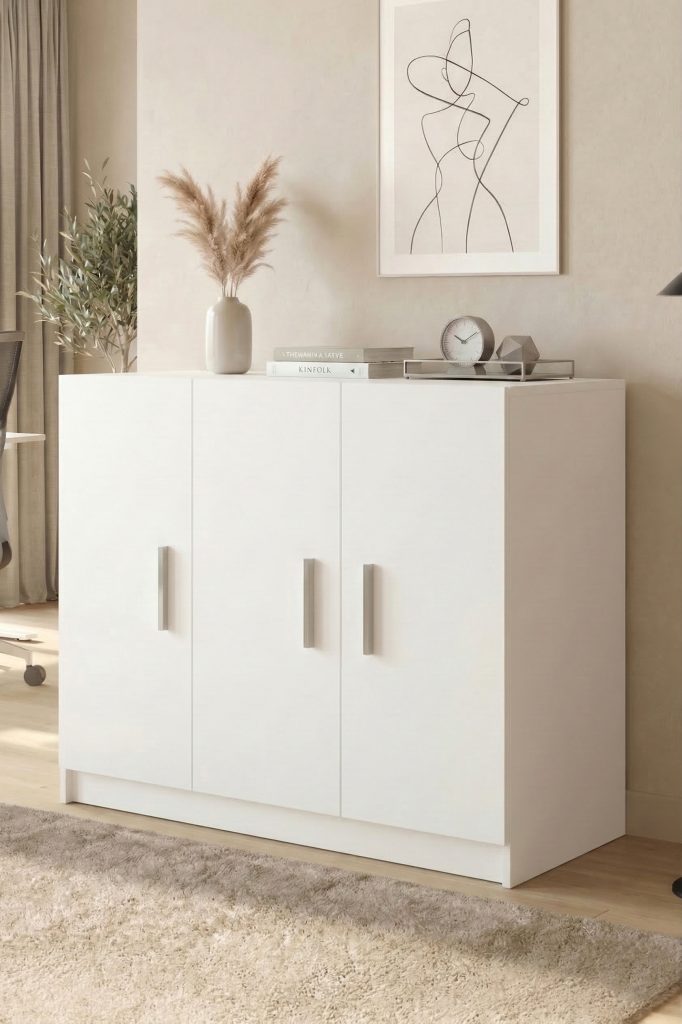 Vario E Ofis Kapaklı Dolap Beyaz VO5-W