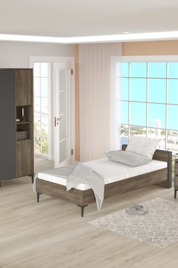 Aristo Genç Odası Takımı Kahve-Antrasit AR16-CA