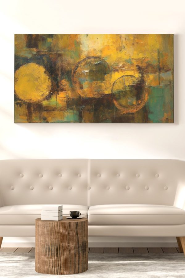 Art Serisi Uv Baskı Tablo Bronz 90cm*50cm AT13-W