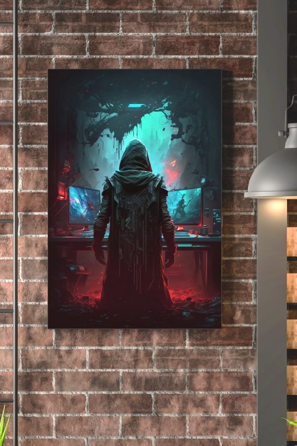 Art Serisi Uv Baskı Tablo Cyber 90cm*60cm AT16-W
