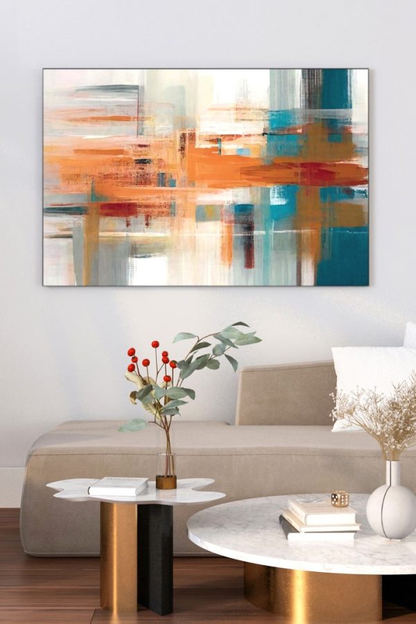 Art Serisi Uv Baskı Tablo Orange 60cm*90cm AT12-W