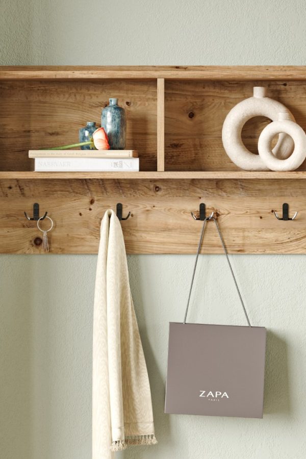 Brian Elbise Askılık Portmanto Raflı 92cm Atlantik Çam BN1-A