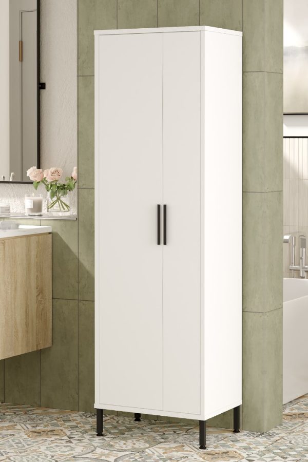 Daisy Çok Amaçlı Dolap Vileda Banyo Dolabı Beyaz DY1-W