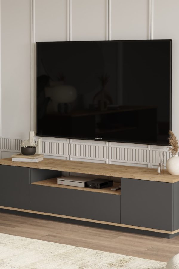 Future Tv Ünitesi FR7-AA Çam-Antrasit