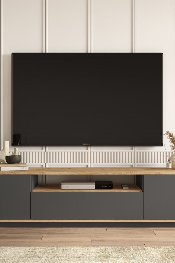 Future Tv Ünitesi FR7-AA Çam-Antrasit