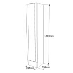 Iron Aynalı Ayakkabılık ML14-A