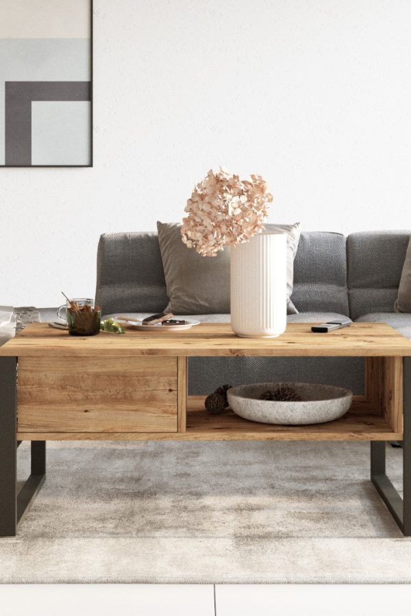 ML34 Iron Metal Orta Sehpa Raflı ML34-A