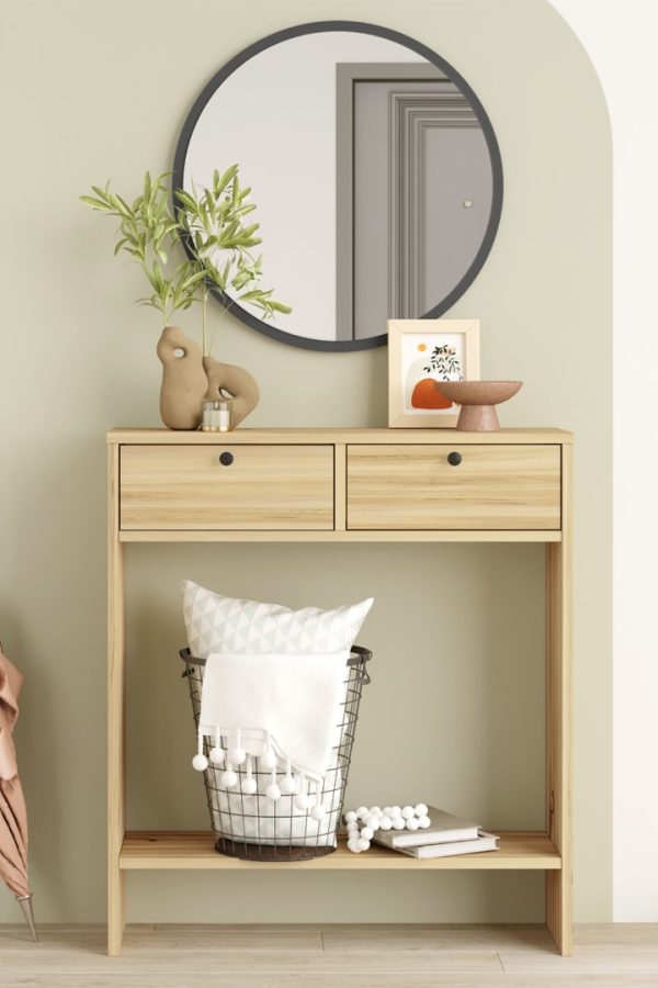 Larris Aynalı Dresuar 2 Kapaklı Keçe LR1-KE