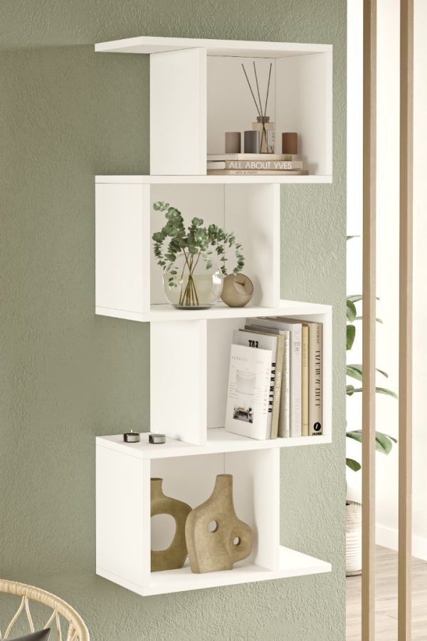 Life Kitaplık 125cm Beyaz LF1-W