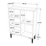 Lodle Kitaplık LD1-GP