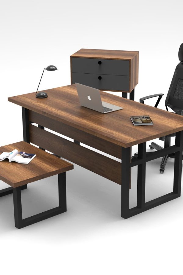 Marken ABC Ofis Büro Masa Takımı Barok-Antrasit MN08-BA