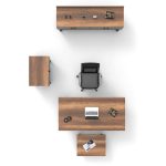 Marken Ofis Büro Masa Takımı MN09-BA