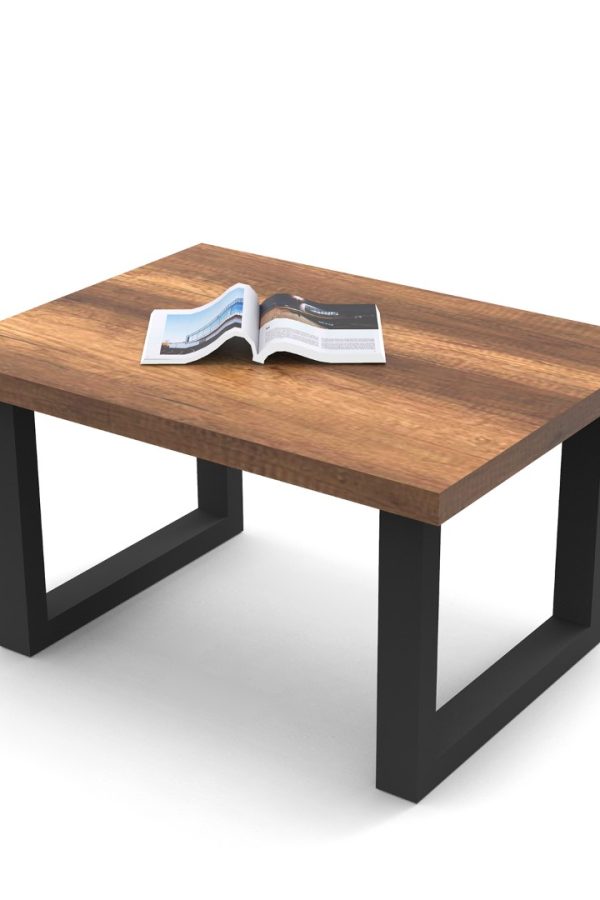 Marken B Ofis Sehpası Metal Ayaklı Barok MN02-BA