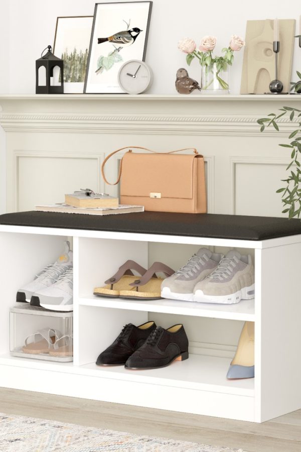 More Puflu Ayakkabılık 90cm Beyaz MR1-W