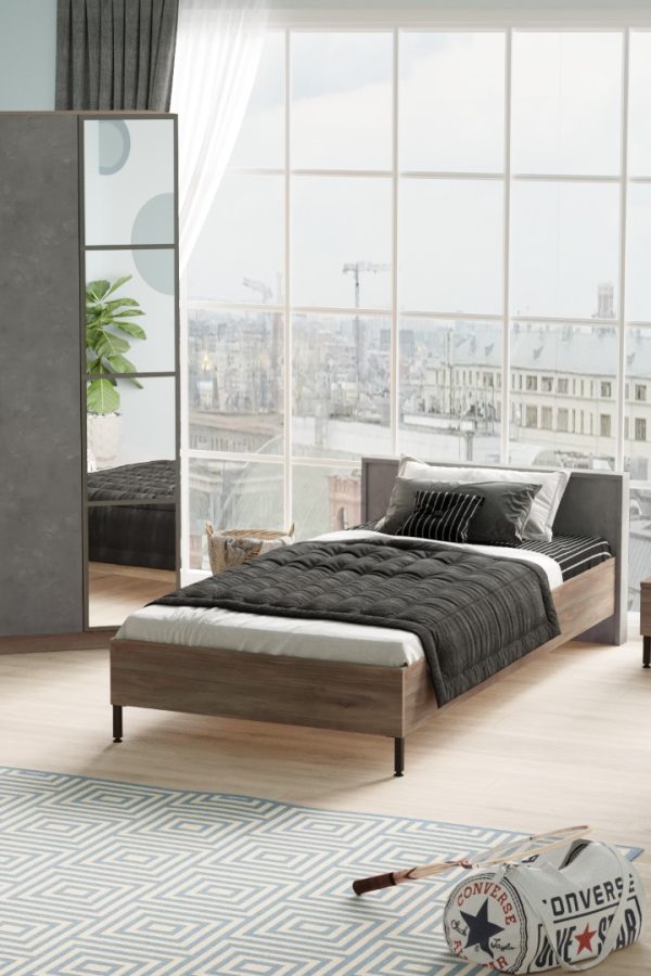 New Home Genç Odası Seti Kahve-Beton HM10-CG