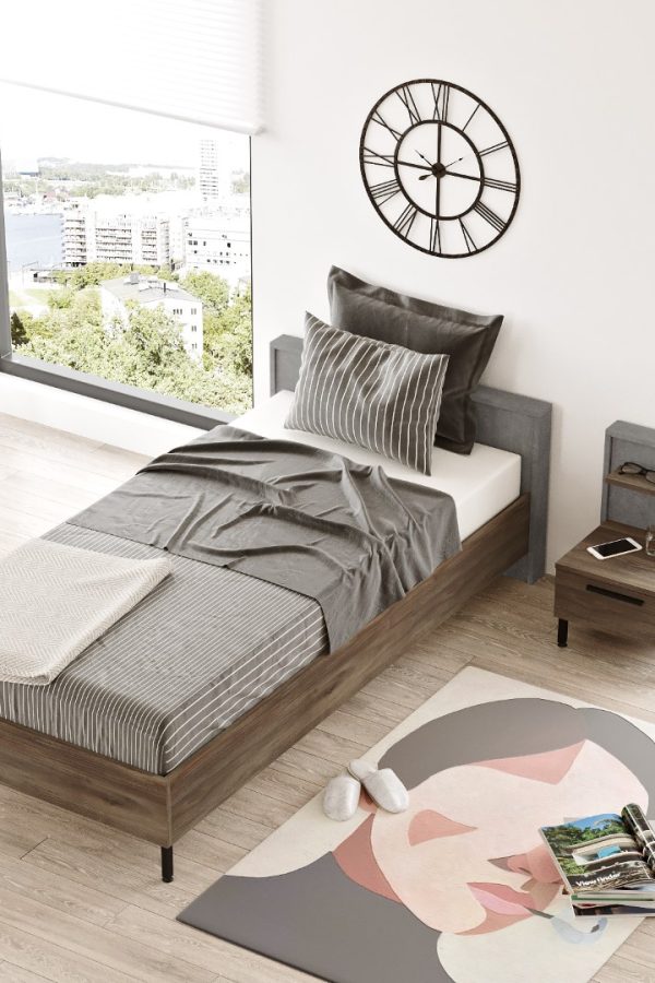 New Home Genç Odası Seti Kahve-Beton HM9-CG