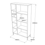 New Home Kitaplık HM8-CG