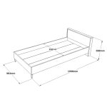 New Home Tekli Karyola HM4-CG