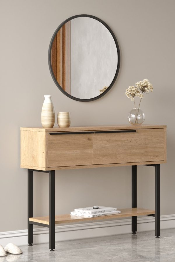 Ocean Dresuar Aynalı Kapaklı Metal Ayaklı Sepet ON12-S