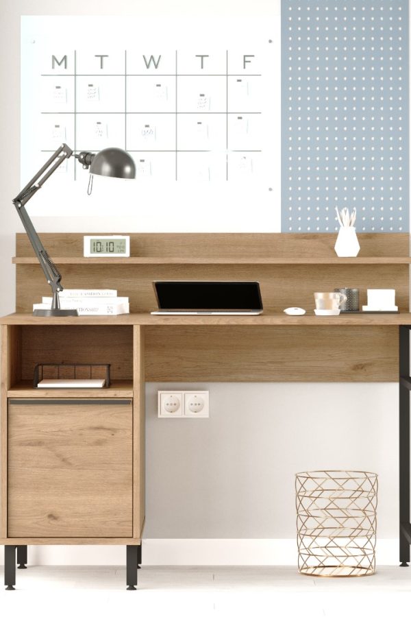 Ocean Çalışma Masası Raflı Dolaplı Metal Ayaklı  Sepet ON16-S