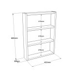 Pera Duvar Rafı PR1-BR