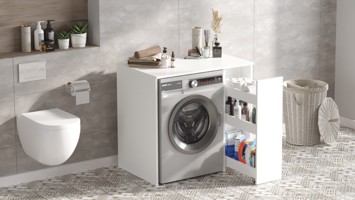 Siena Çamaşır Makinesi Dolabı SA1-W