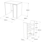 Siena Çamaşır Makinesi Dolabı SA1-W