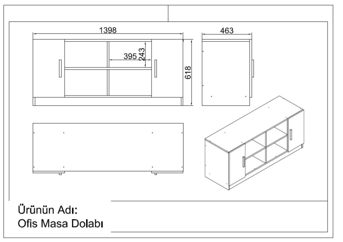 Vario Ofis Büro Masa Takımı VO10-BA